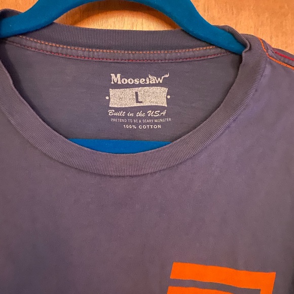Moosejaw logo t-shirt size L - Picture 2 of 6
